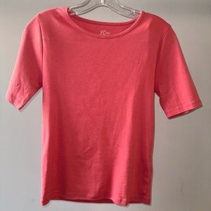 Jcrew Hot Pink / Coral Stretch T